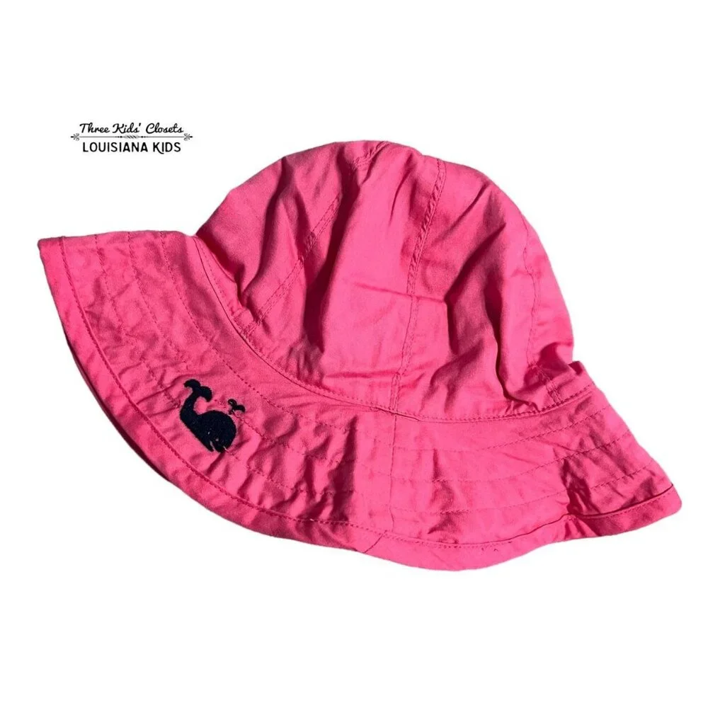 Pottery Barn Kids PBK 6-12m Reversible Whale Swim Hat Sunhat